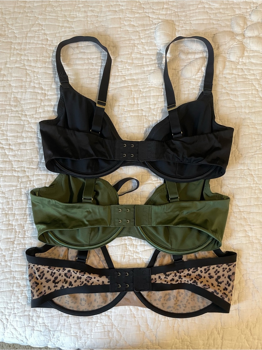 CUUP Underwire Bras (Set of 3), Size 34F - Picture 3 of 4